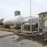 出售二手LNG加氣站整套設(shè)備  1.2Mpa LNG臥式低溫儲罐  高壓汽化器