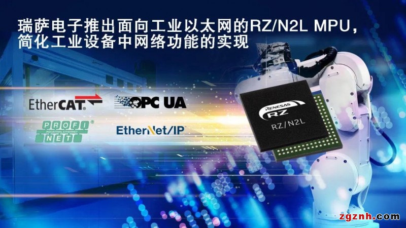 RZ/N2L MPU，面向工業(yè)以太網(wǎng)，簡化工業(yè)設(shè)備網(wǎng)絡(luò)功能實現(xiàn)