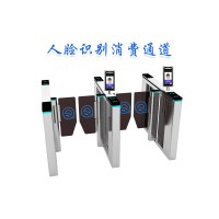 莆田單位食堂動(dòng)態(tài)雙目人臉消費(fèi)通道閘照片無效驗(yàn)證門禁系統(tǒng)安裝